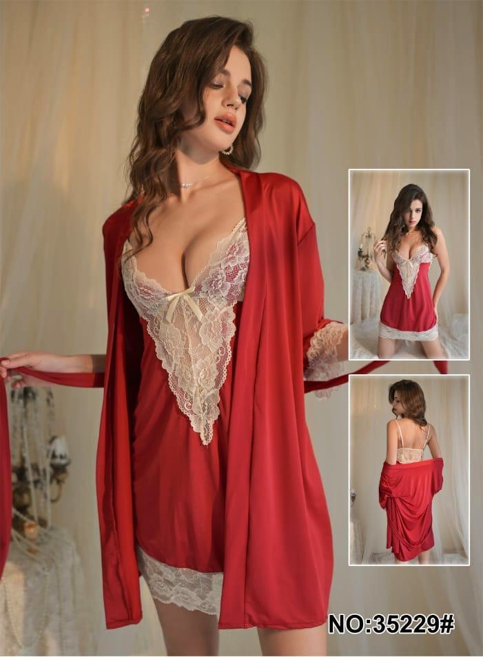 Ruby Glow Nighty Set